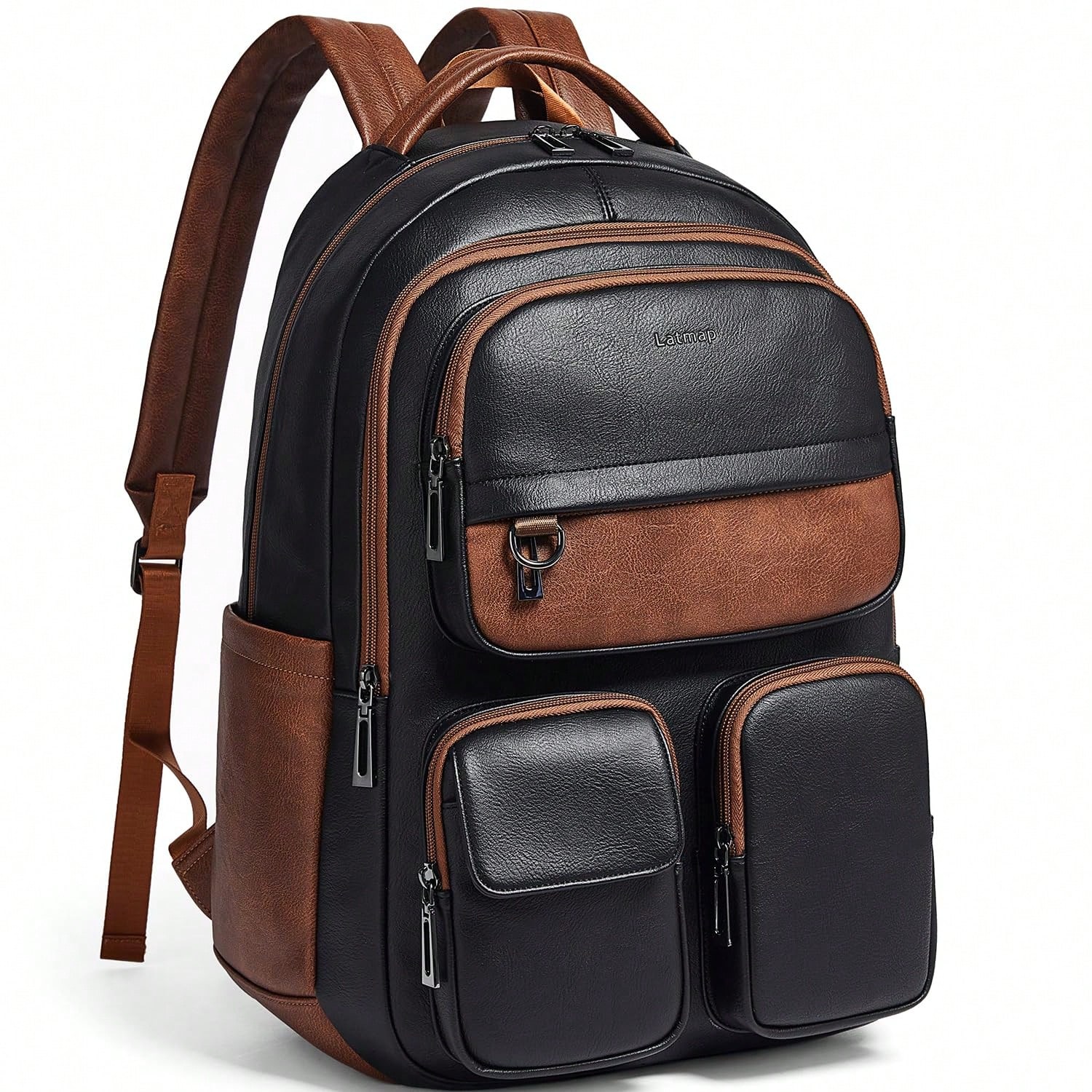 Women'S Work Bags Designer - LATMAP Vegan Leather Backpack Purse For