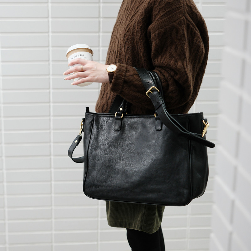 Women'S Work Bags Designer - High-quality genuine leather women's tote bag