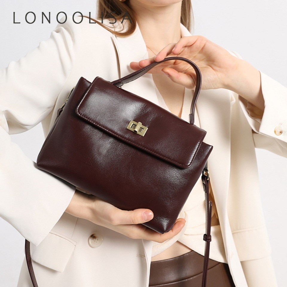 Women'S Work Bags Designer - 100% Genuine Cowhide Leather Women's Crossbody