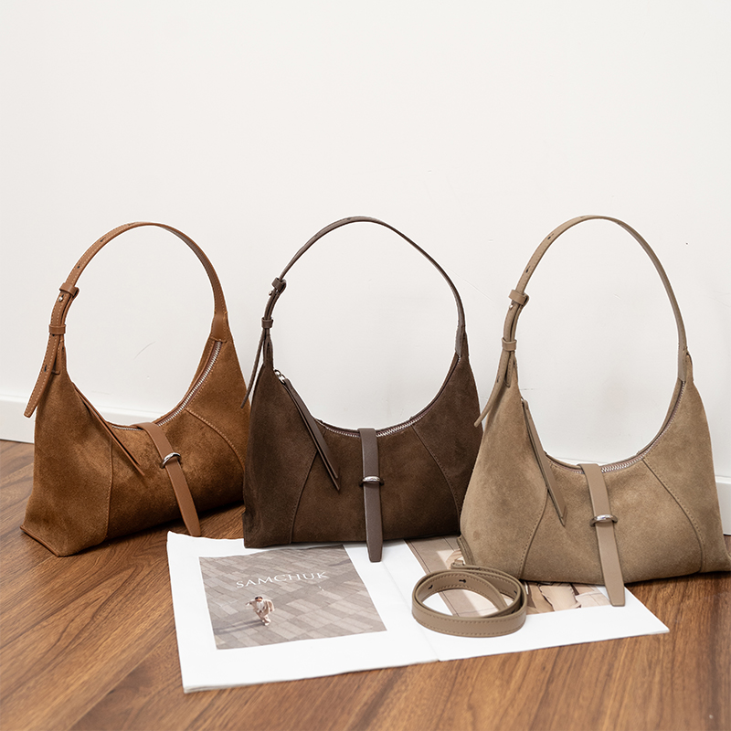 Women'S Work Bags Designer - Ladies' suede handbag designer style fashionable
