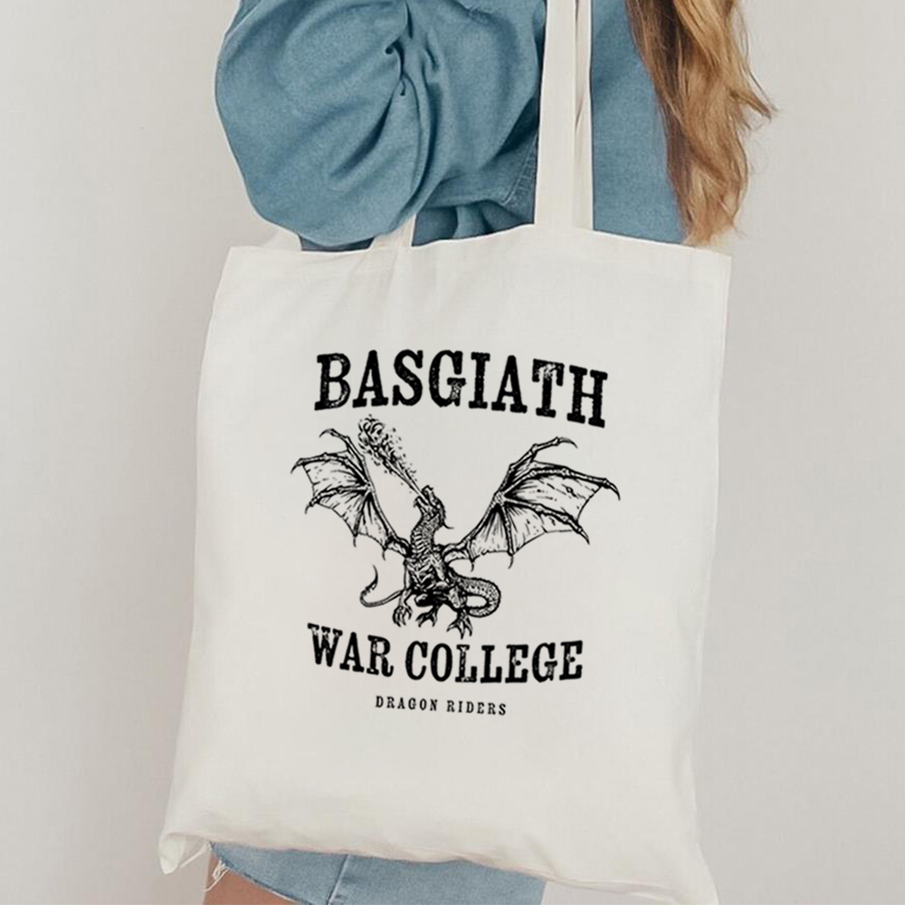 Women Bags Golden - Women Basgiath War College Tote Bag