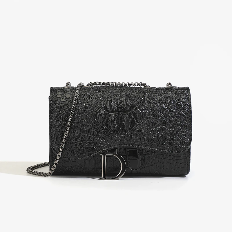 Women Bags Coach - Fashion Ladies Croc Pattern Sequined Chain