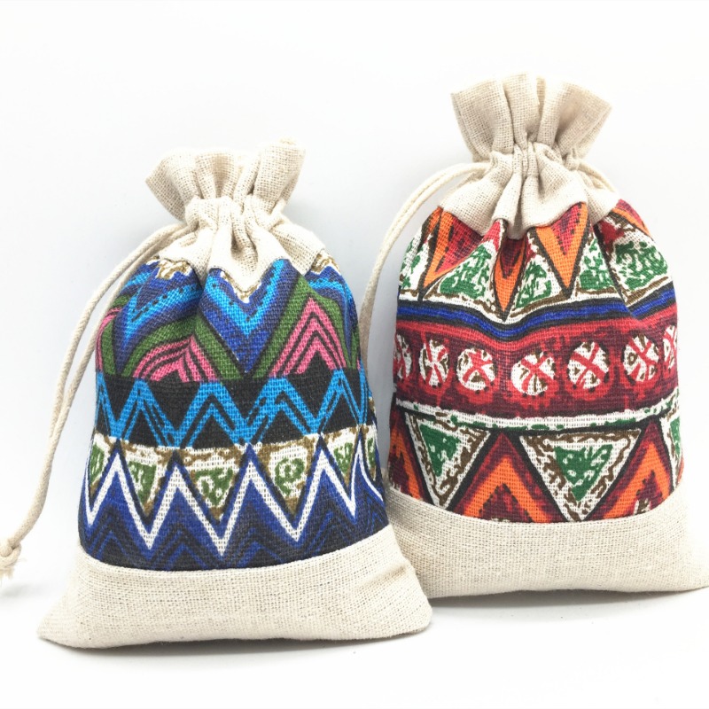Ethnic Style Drawstring Bag Je - Women Bags Pack 评论和价格