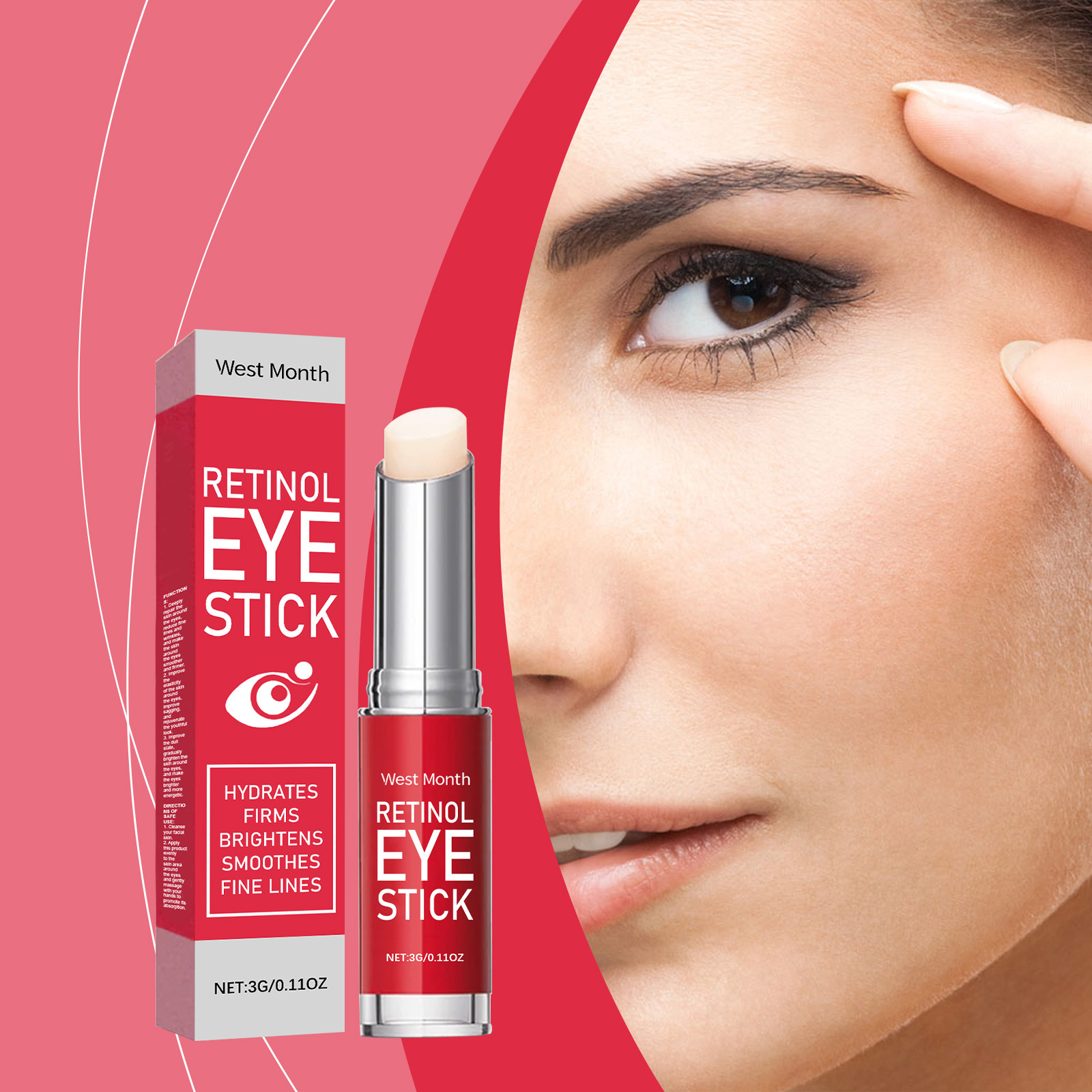 Retinol Eye Stick With Collage - Women Bags Under Eyes 评论和价格