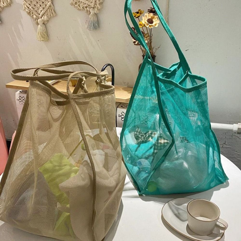 Mesh Beach Bag Lightweight, Br - Women'S Bags Everyday 评论和价格