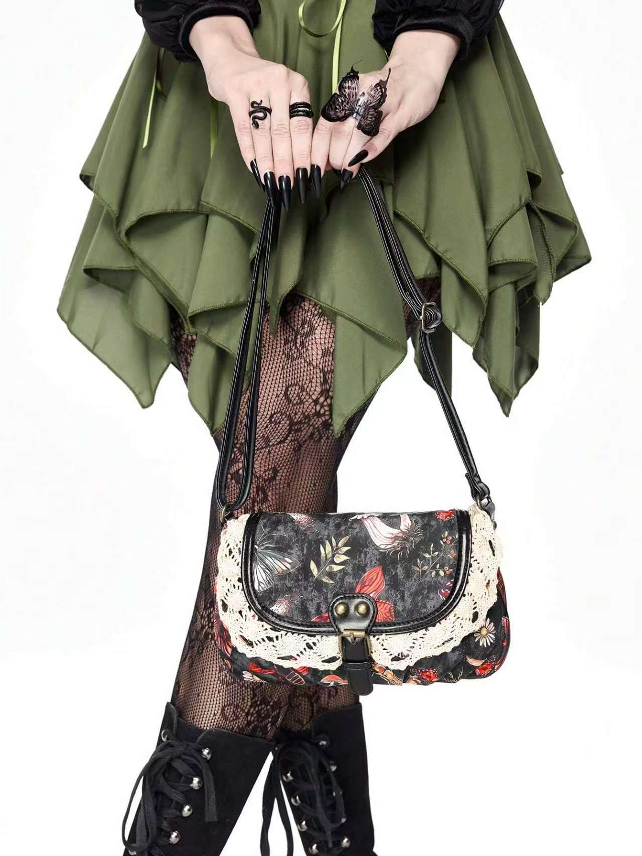 Retro Korean Japanese Style Fl - Women Bags Zadig 评论和价格