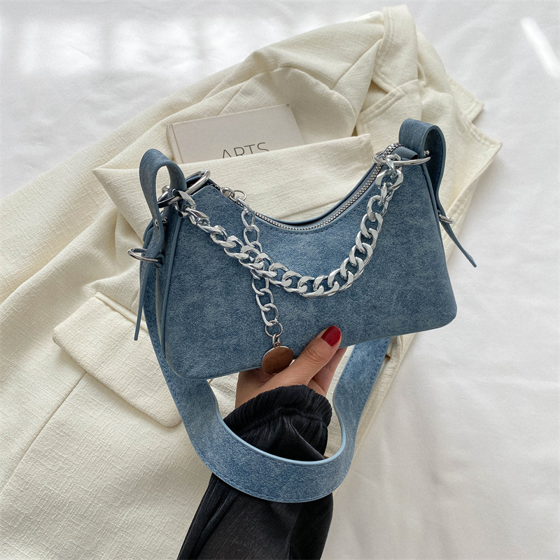Denim Handheld Small Bag for W - Women Bags Zadig 评论和价格
