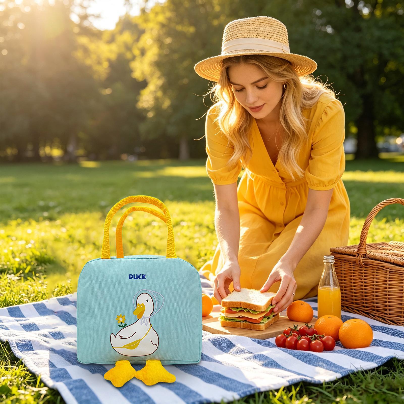 Lunch Bag Duck Design Cute Reu - Women'S Work Bags Designer 评论和价格