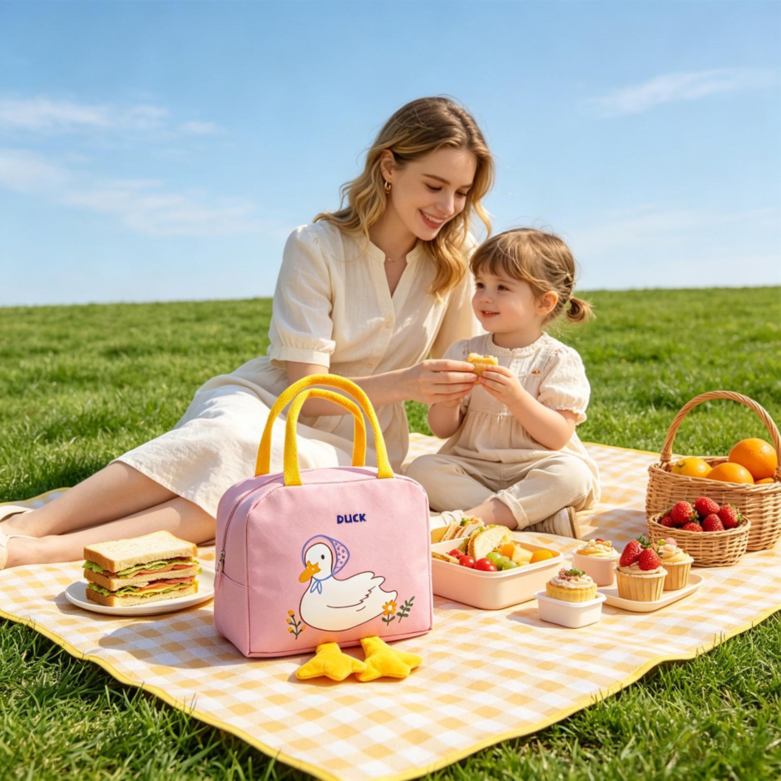 Lunch Bag Duck Design Cute Reu - Women'S Work Bags Designer 评论和价格