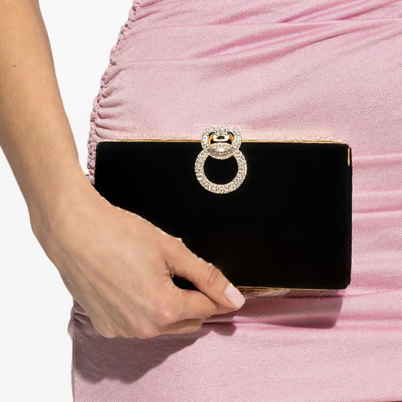 Velvet Women Evening Bags Diam - Women Bags Golden 评论和价格