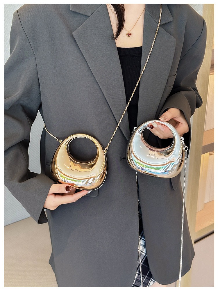 Mini Golden Evening Bag Purses - Women Bags Golden 评论和价格