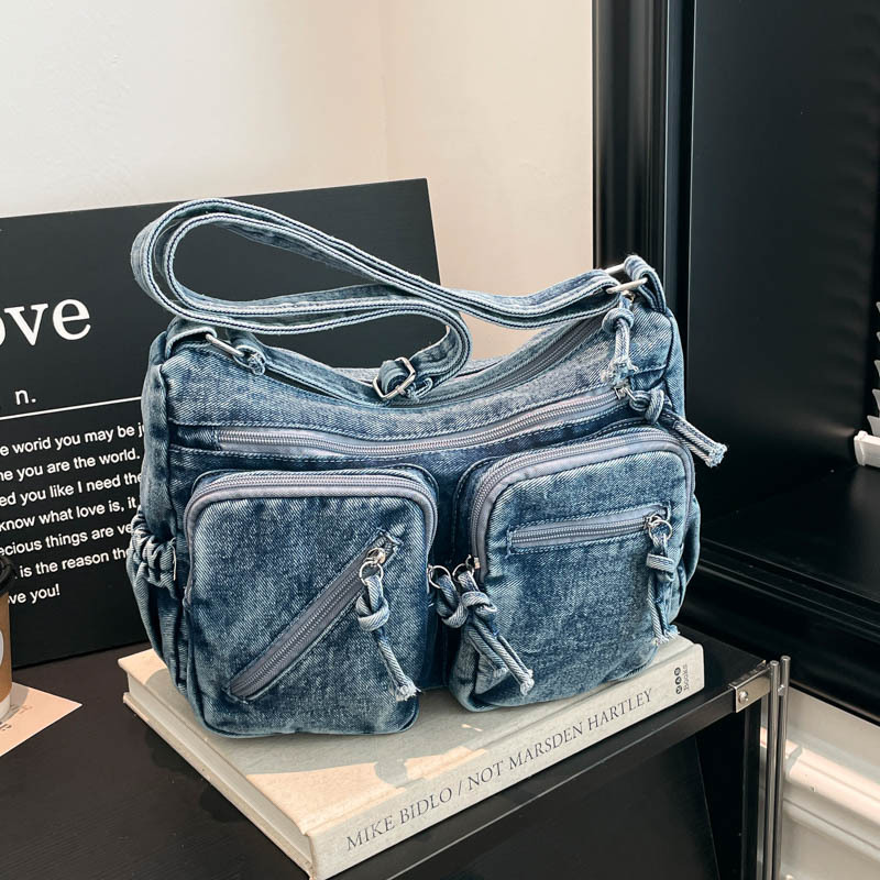 Fashion Denim Shoulder Bag New - Women Bags Zadig 评论和价格