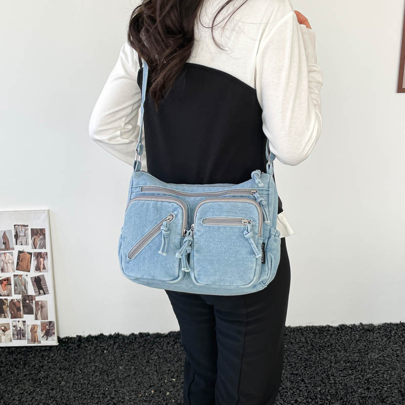 Fashion Denim Shoulder Bag New - Women Bags Zadig 评论和价格