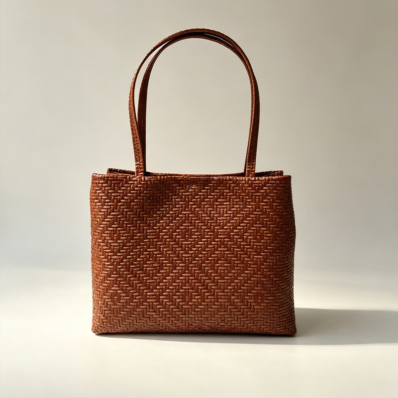 Mendy Genuine Leather Woven Pi - Women'S Work Bags Designer 评论和价格