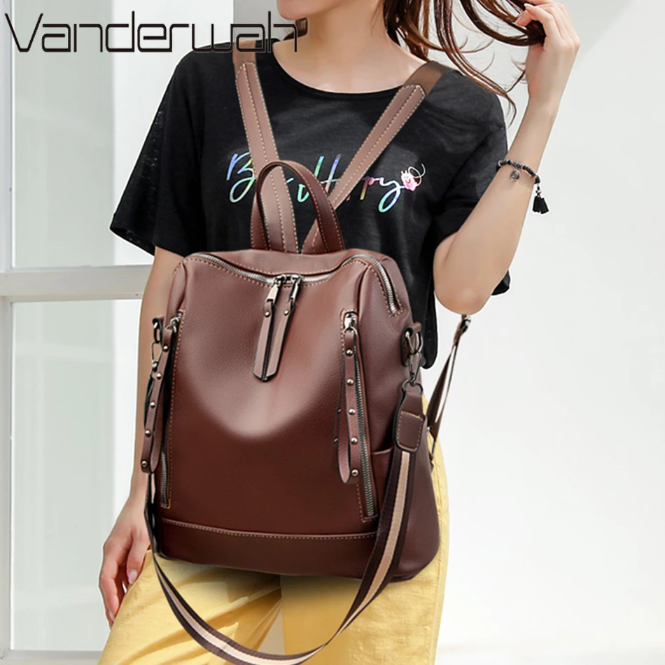 Brand Luxury Backpacks Soft Le - Women'S Bags Going Out 评论和价格