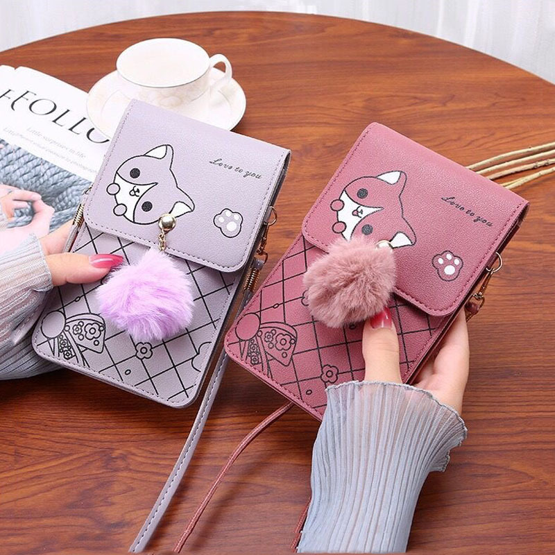 Cute Cartoon Pattern Touch-Scr - Women'S Bags Everyday 评论和价格