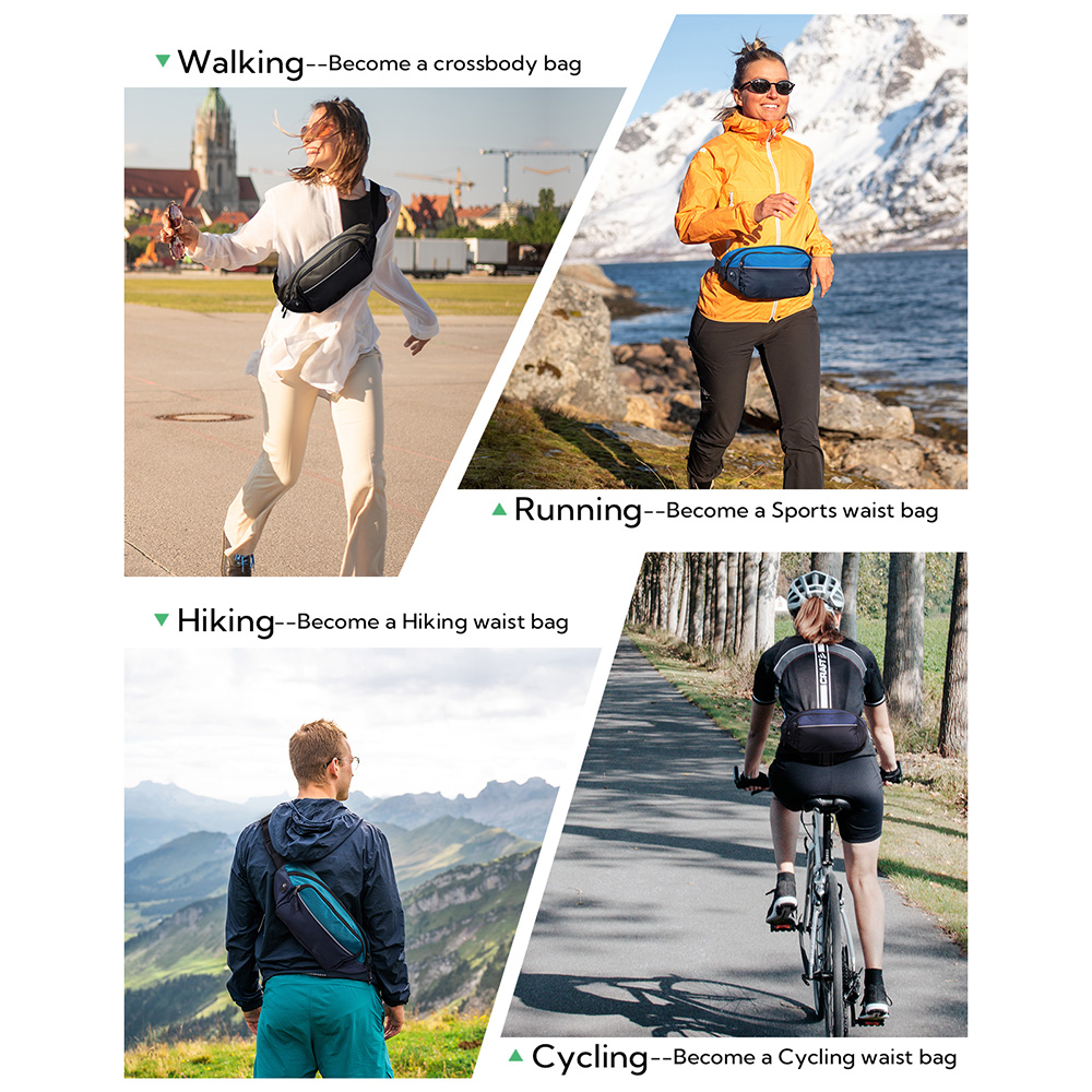 WATERFLY Fanny Pack Waist Bag  - Women'S Bags Everyday 评论和价格