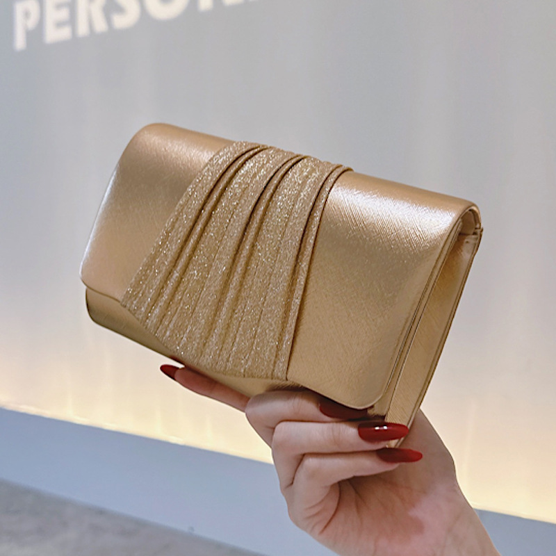 Golden Small Evening Clutch Ba - Women Bags Golden 评论和价格