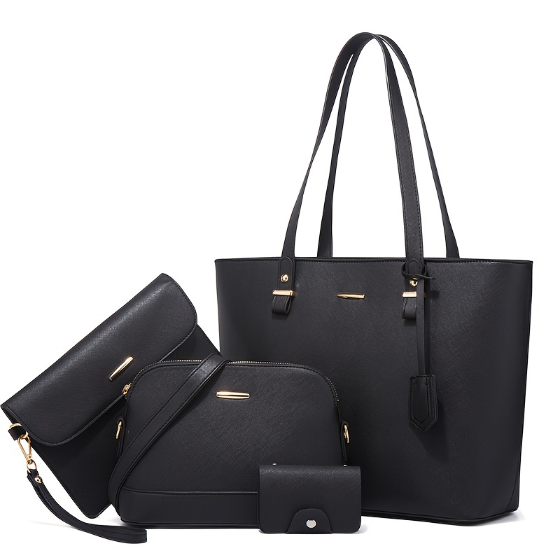 4pcs Fashion Women's Bag Sets  - Women'S Bags Everyday 评论和价格