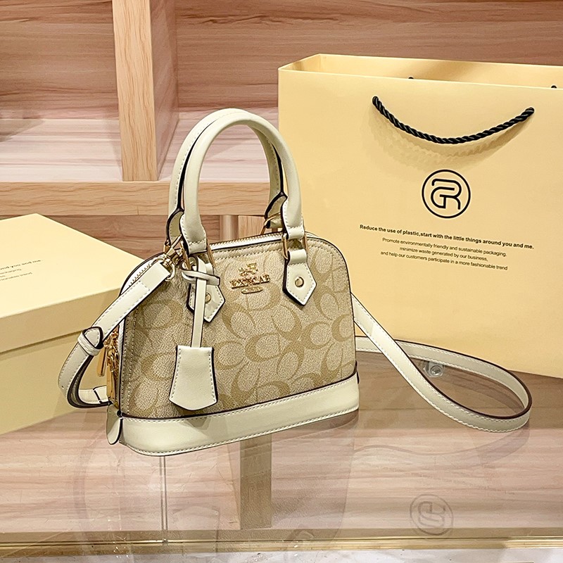 Brand Women's Handbag Shell Ba - Women Bags Coach 评论和价格